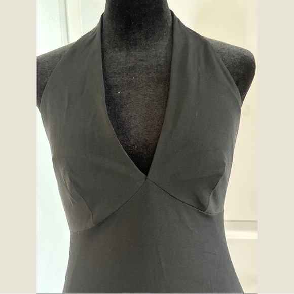 Laundry by Shelli Segal Halter Pleated Swing Dress- Sz 4 - Picture 8 of 16